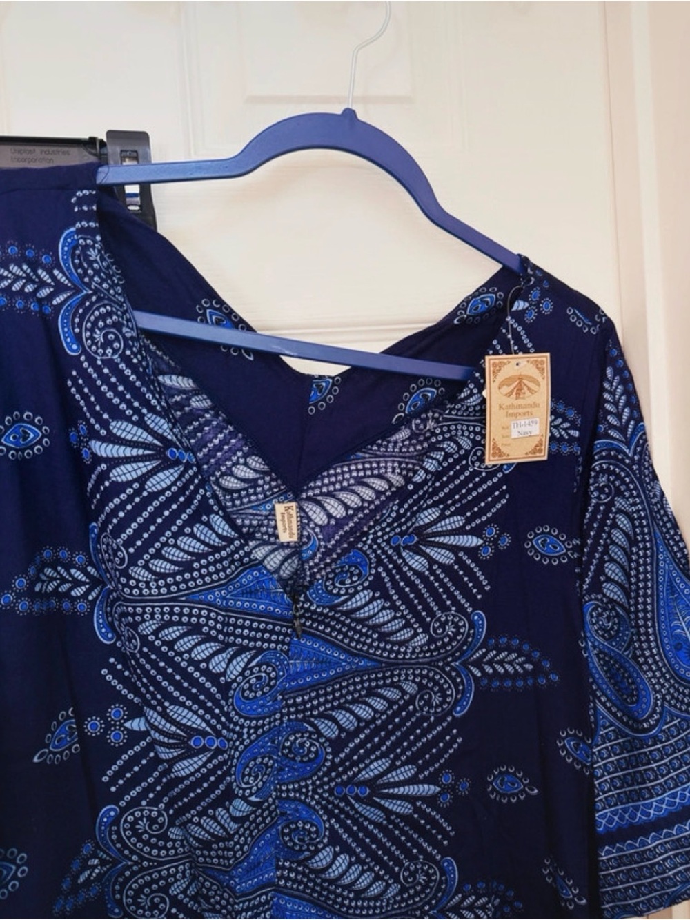 Kathmandu Navy Blue and Light Blue Patterned Jumpsuit
